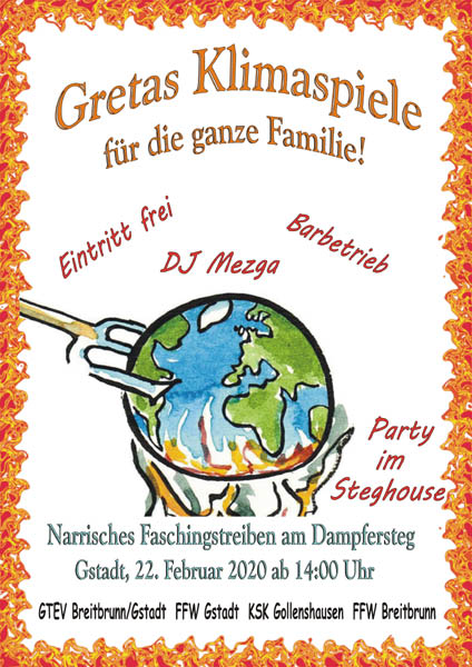 Plakat Fasching 2020